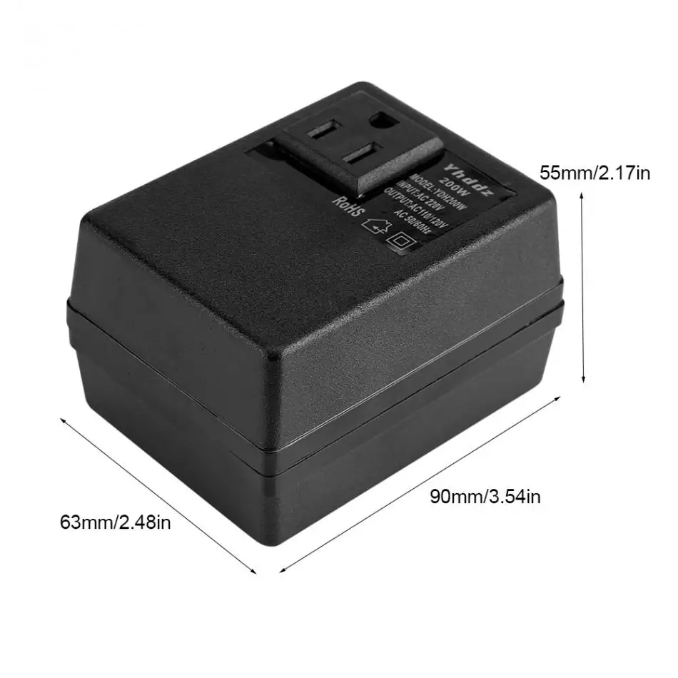 Дорожный электронный Международный преобразователь напряжения трансформатор