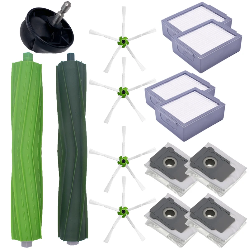 

Roller 5 Arms Side Brush Dust Bags Guide Wheel Replacement for iRobot Roomba i7 E5 E6 I Series Robot Vacuum Cleaner Spare Parts