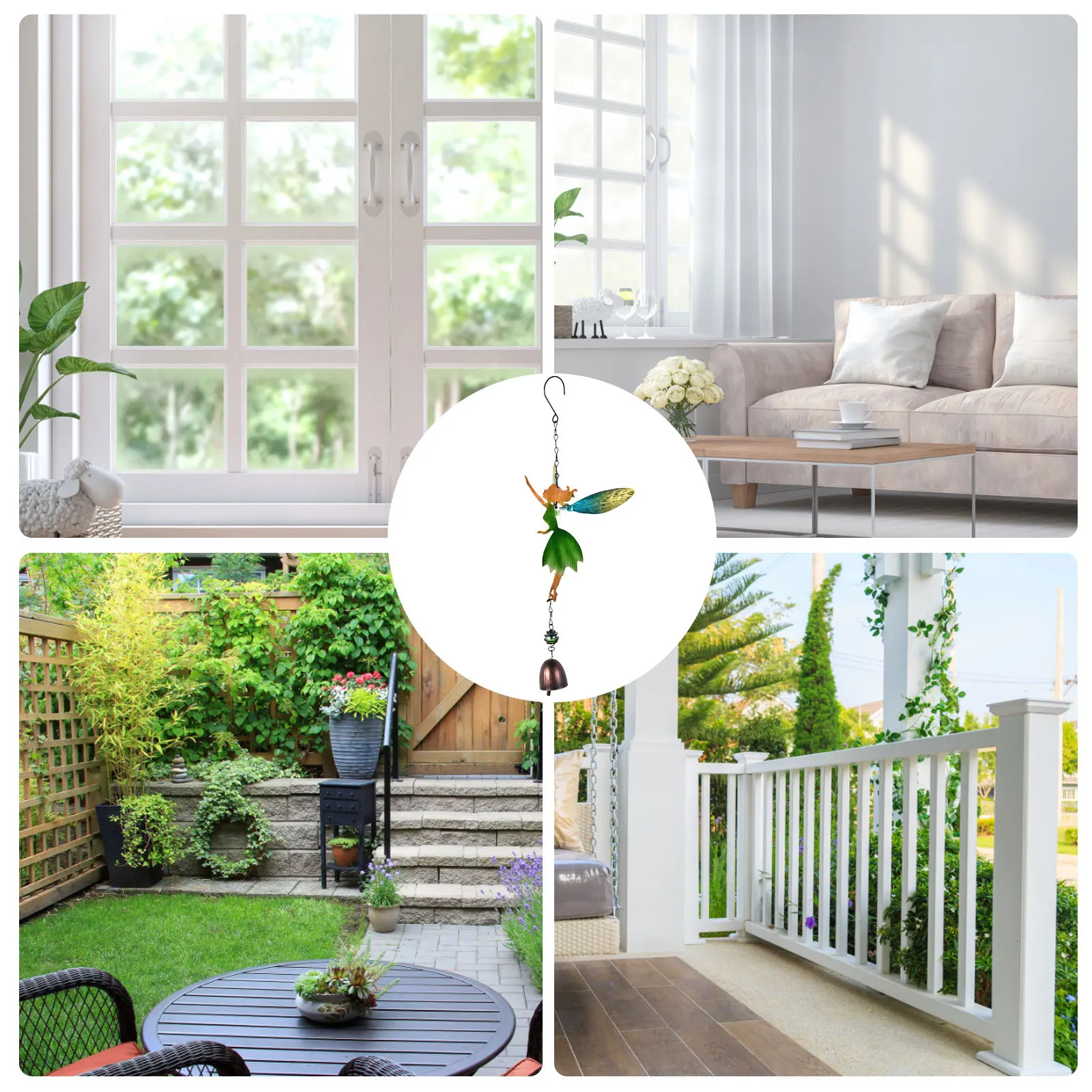 Сказочные ангельские ветряные колокольчики Спиннер металлический искусство