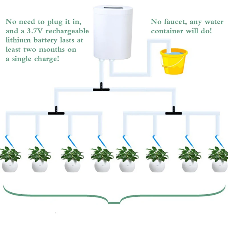 

Garden Watering Equipment Plant Drip Irrigation Tool Water Pump Sprinkler System Controller Automatic Watering Tool