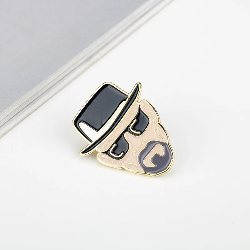 Dongsheng ювелирные изделия во все тяжкие Вальтер белые крутые эмалированные булавки