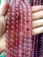wholesale genuine red strawberry quartz beads6mm 8mm 10mm 12mm round gem stone loose beads for jewelry1of 15 strand