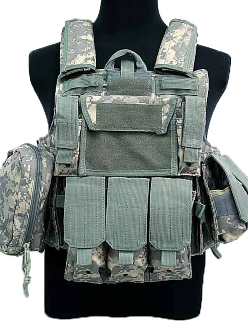 Армейский тактический жилет Ciras militaria пуленепробиваемый Камуфляжный