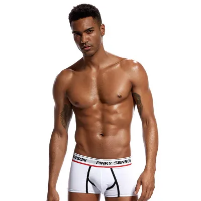 PS Брендовое хлопковое сексуальное мужское нижнее белье мужские боксеры