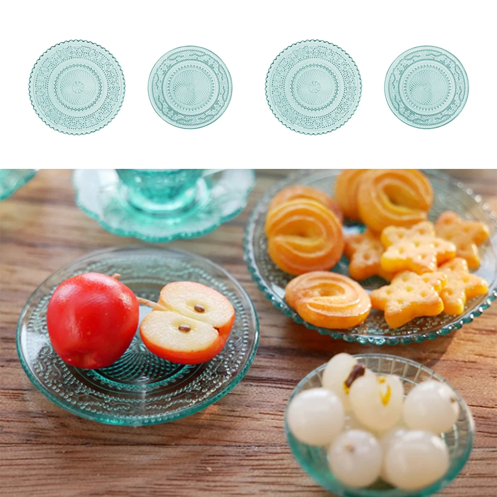 Имитация масштаба 1/12 игровой набор для кукольного домика с фруктами аксессуары