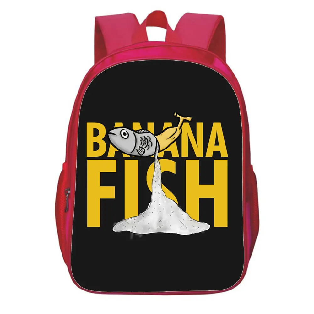 

Hot Anime Banana Fish Boys Girls Fashion Backpack Kids Teens School Bags Bookbag Cartoon Travel Casual Mochilas 13 inch