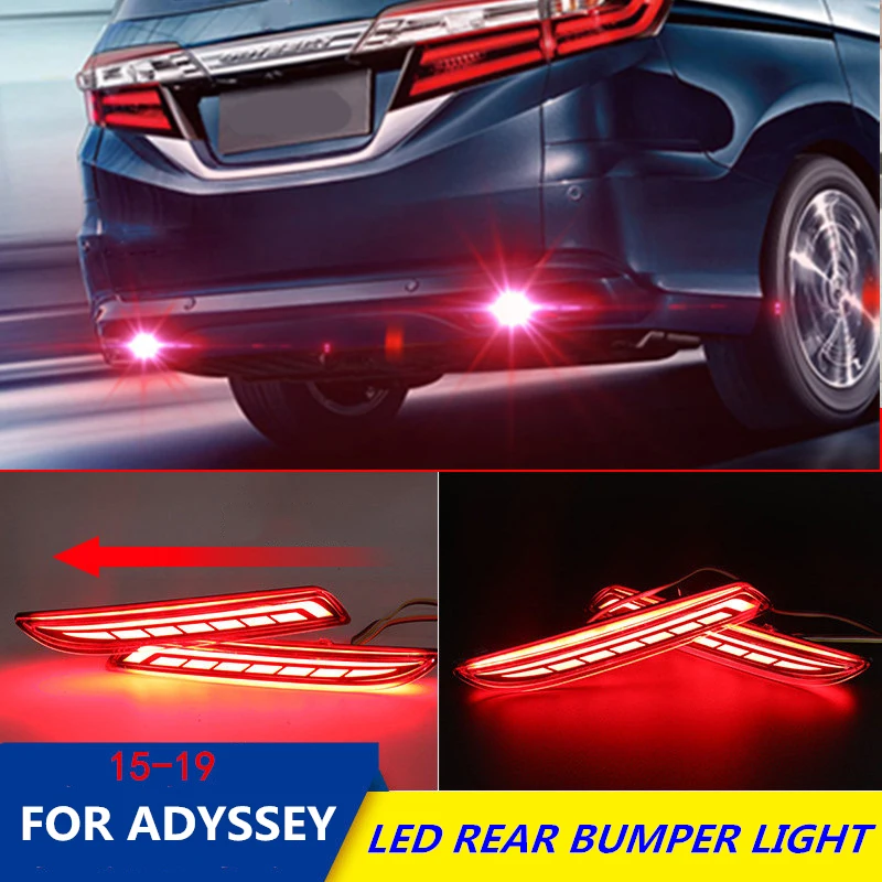 2 шт. задний отражатель светодиодный светильник s подходит для 2015-2019 Honda Odyssey