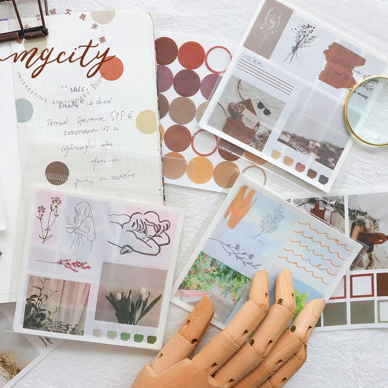 

4 Sheets/pack Round Dot Stickers Circle Dot Labels Planner Scrapbooking Diary Deco School Office Supplies Kawaii Sticker
