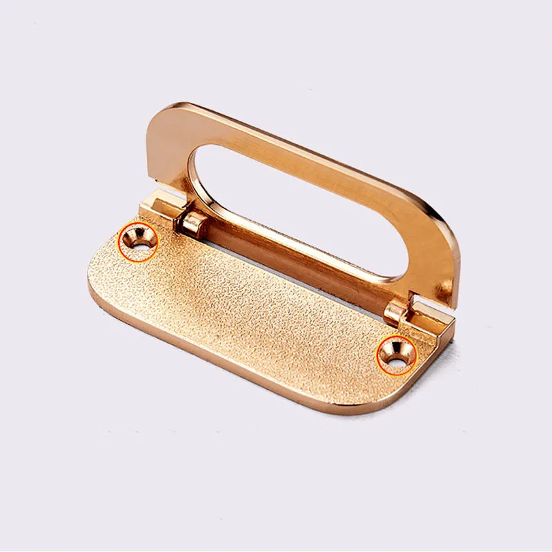 Цинковый сплав Современный добавьте ручки Кухня шкафа дверца ящик Скрытая Тянет