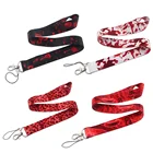 Брелок для ключей CB328, держатель с красными ремешками в виде крови, для врачей, медсестер, друзей