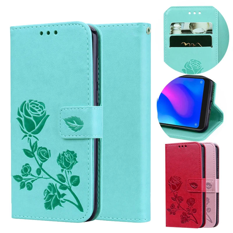 

For Umidigi A7 Pro Funda Luxury Magnetic Leather Flip Flower Case For Celular Umidigi A7 Pro A7Pro Global Cover with Card Pocket