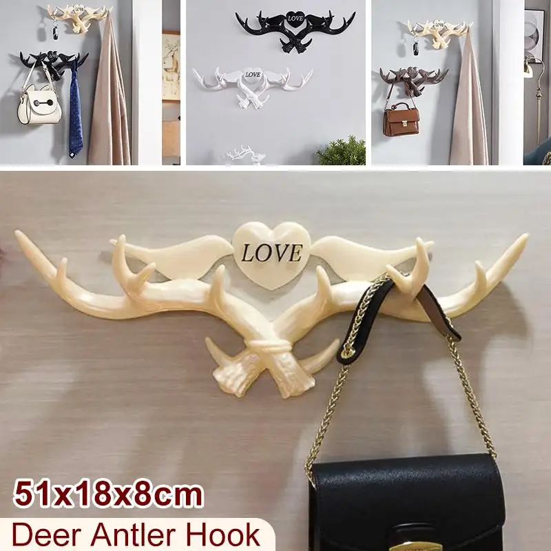 

Настенный крючок в виде оленя, самоклеящийся держатель для одежды