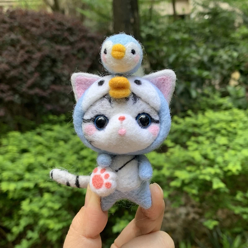 Шерстяная Войлочная игрушка Jiwuo Набор для творчества сделай сам без отделки игла