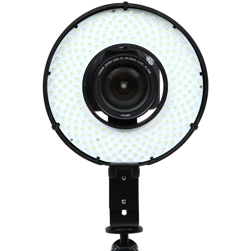 Falconeyes 14 8 Вт светодиодный Fotografia кольцевая панель света 5600K непрерывное освещение