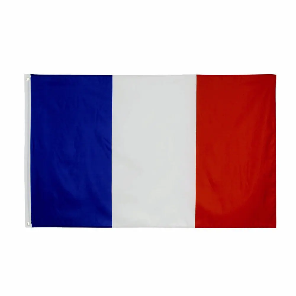 

zwjflagshow free shipping 90*150cm france flag 60*90cm national polyster blue white red fra fr french france flag