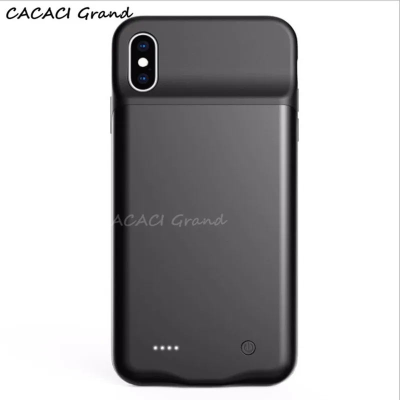 Ультра тонкий умный аккумулятор чехол Зарядное устройство для iPhone XR XS аккумулятор Max чехол Внешняя резервная копия зарядного банка зарядный чехол для iPhone X XS