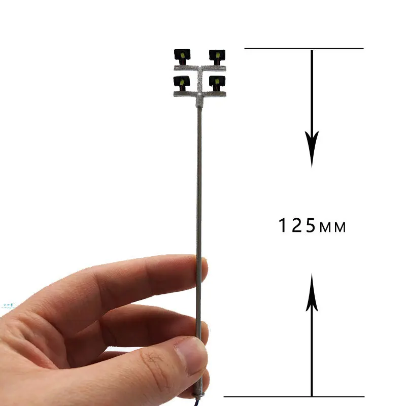Новый 4 шт./компл. 1:87/1:100 Масштаб железной дороги повышенной маяк модель здания