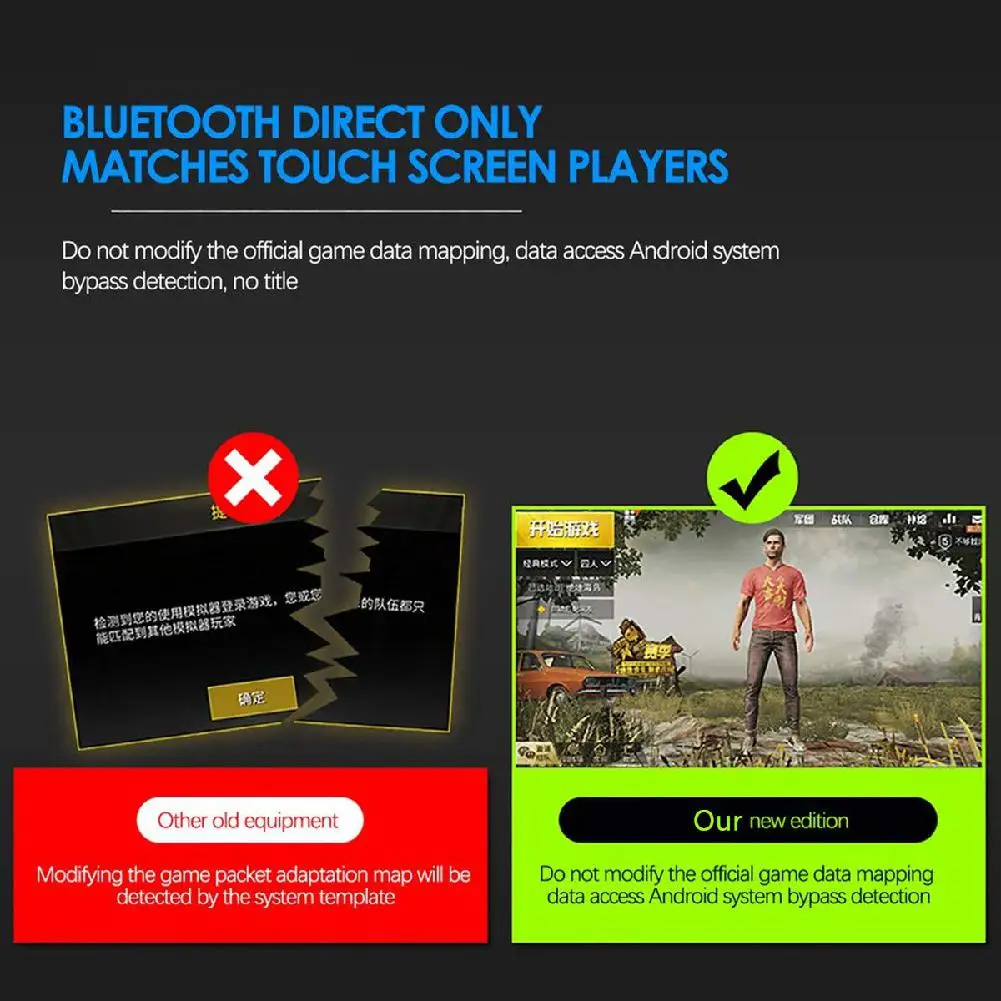 Мобильный телефон Kuulee PUBG игровой контроллер мыши и клавиатуры Battledock конвертер