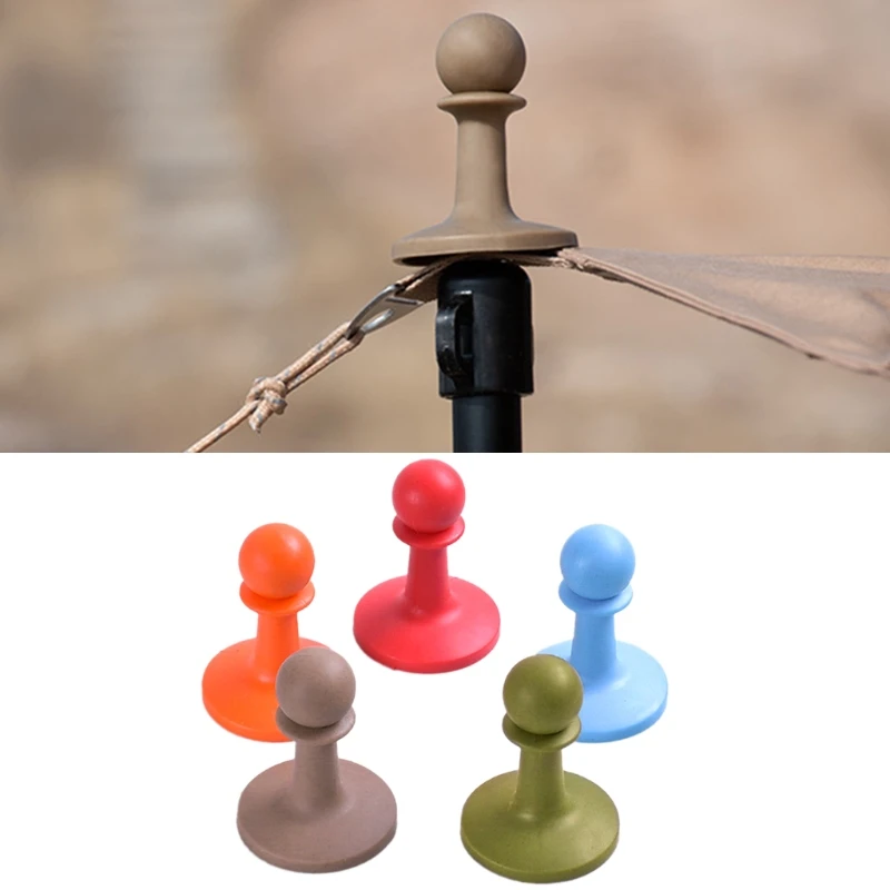 5Pcs Outdoor Camping Canopy Pillar Support Bar Light-ning Protection Cap | Спорт и развлечения