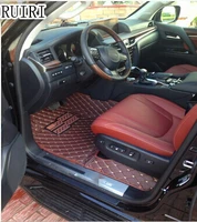 high quality custom full set car floor mats for lexus lx 570 5 seats 2021 durable waterproof carpets rugs for lx570 2020 2007