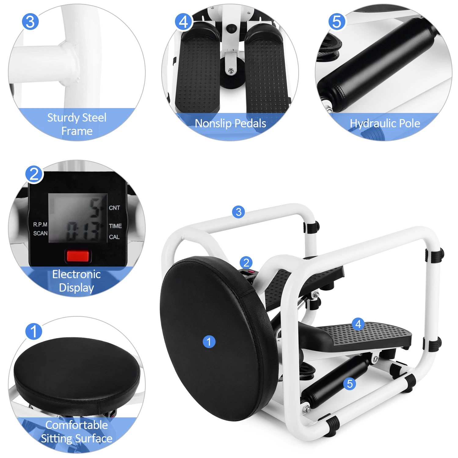 Многофункциональный мини Фитнес наклона тела электронный Дисплей дома Excerise