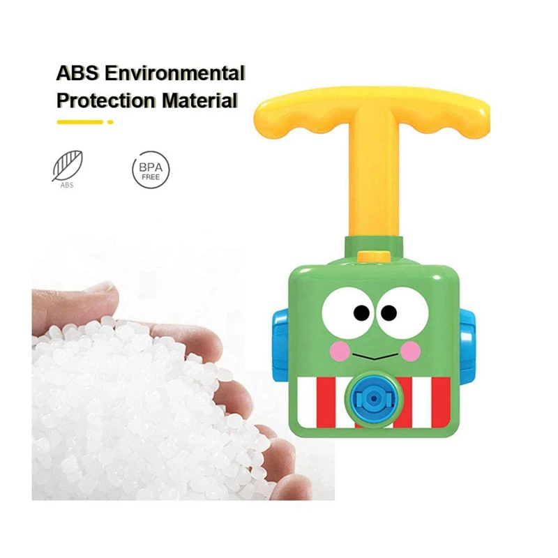 

Frog Balloon Powered Launch Car Hand Push Balloon Pump Cars Racer Kit Girts for Kids