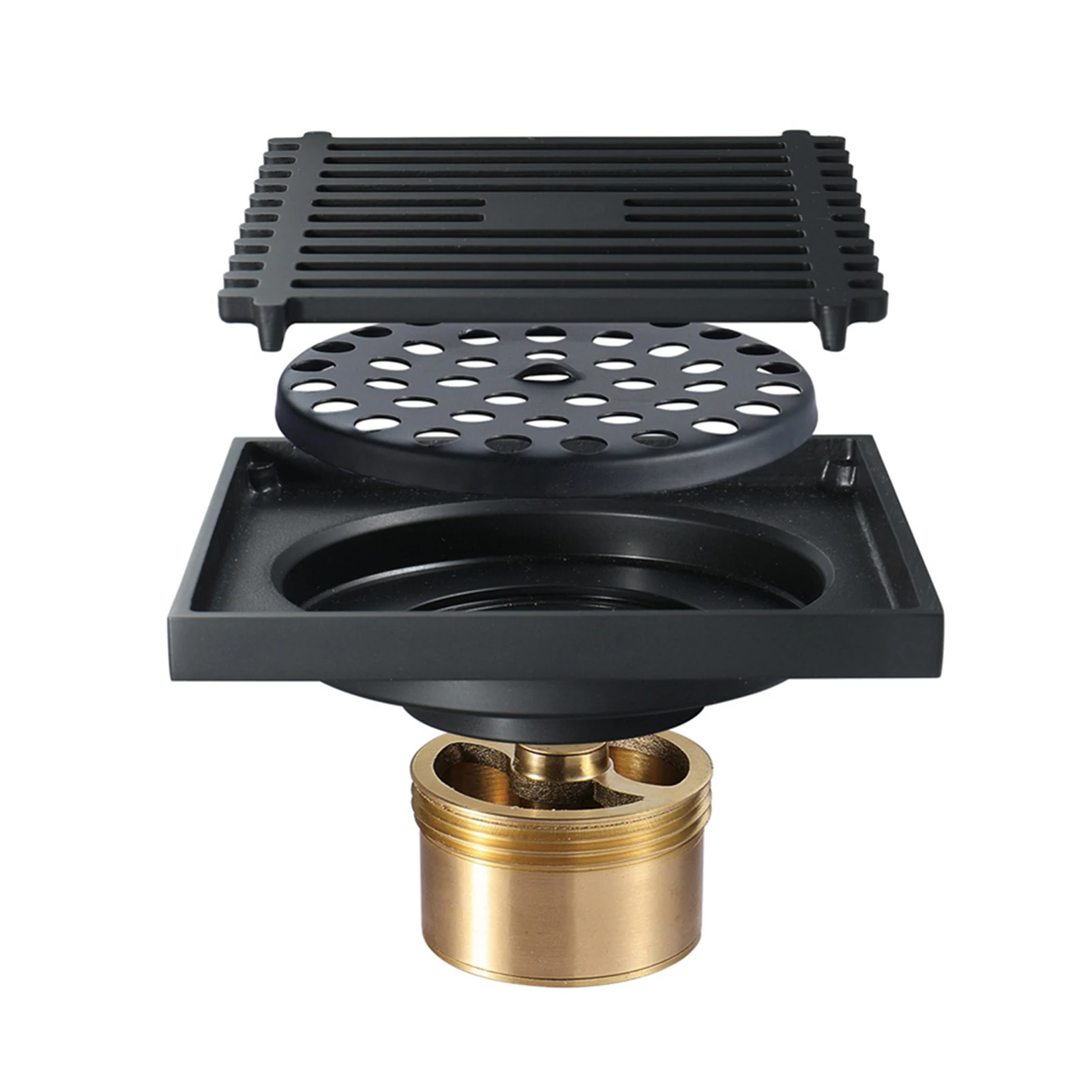 

Shower Drain Square Hotel Filter Hair Catcher Bathroom Floor Household Filter Anti-Corrosion, Rust-Proof and Durable