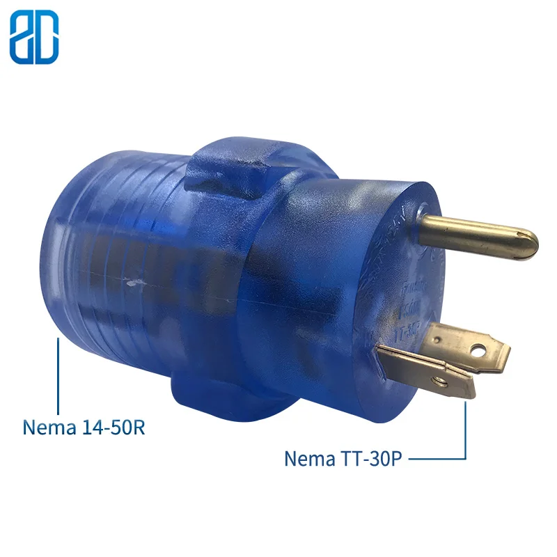 Высокомощный US Nema TT 30P TO 14 50R 3 зубчатый адаптер питания переменного тока