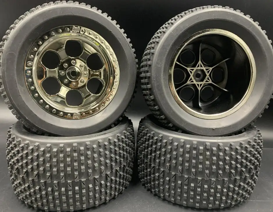 Отверстие 135x68x78 мм гекса14 мм: 6 колеса и шины 4 для HPI Bullet 3 0 MT/ST Flux 1/10 Team Magic TM E5