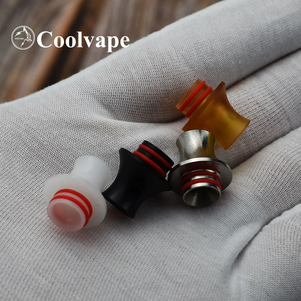 Coolvape 510 MTL дрип-тип PEI электронная сигарета аксессуары Крышка для RTA RDA атомайзера
