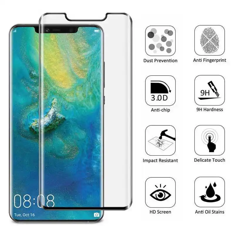

Full Cover Curved Tempered Glass For Xiaomi Mi 10 Pro Screen Protector
