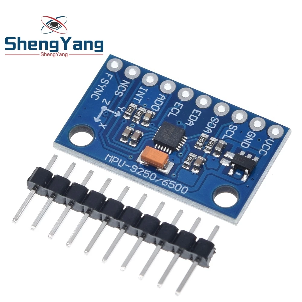 1 комплект SPI IIC/iec GY-9250 MPU 9250 MPU-9250 9-Axis Attitude+ гироскоп+ акселератор+ магнитометр Модуль датчика MPU9250 3-5 в питание