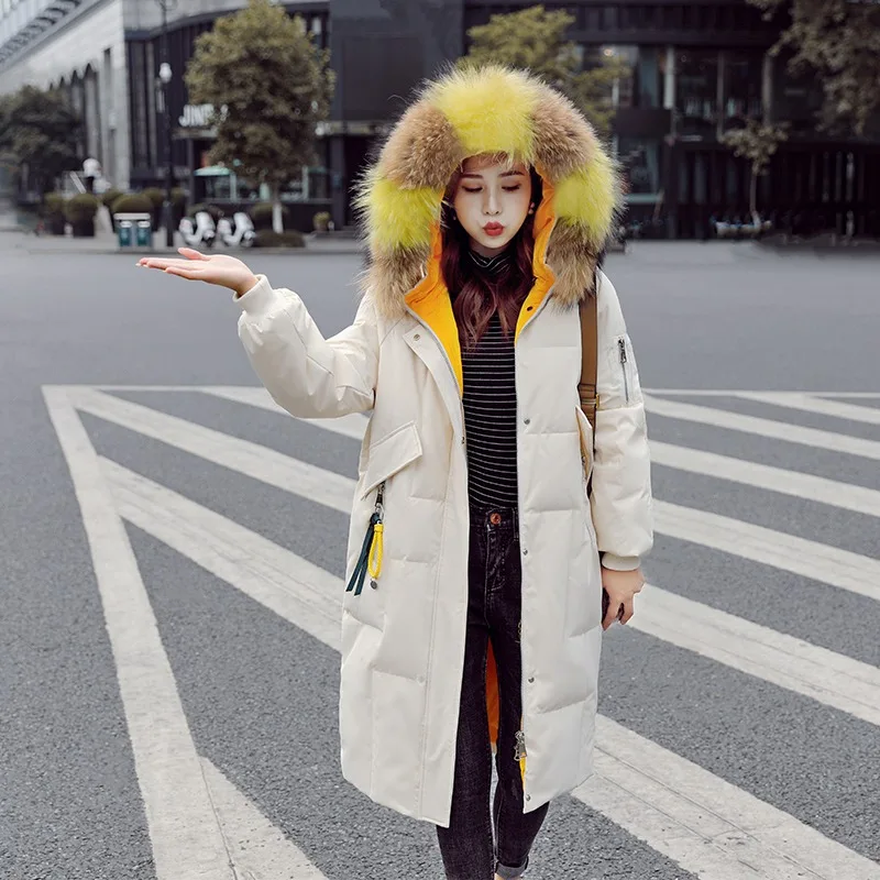 Осенне-зимние женские парки пуховые пальто женская верхняя одежда LF9083 | Женская