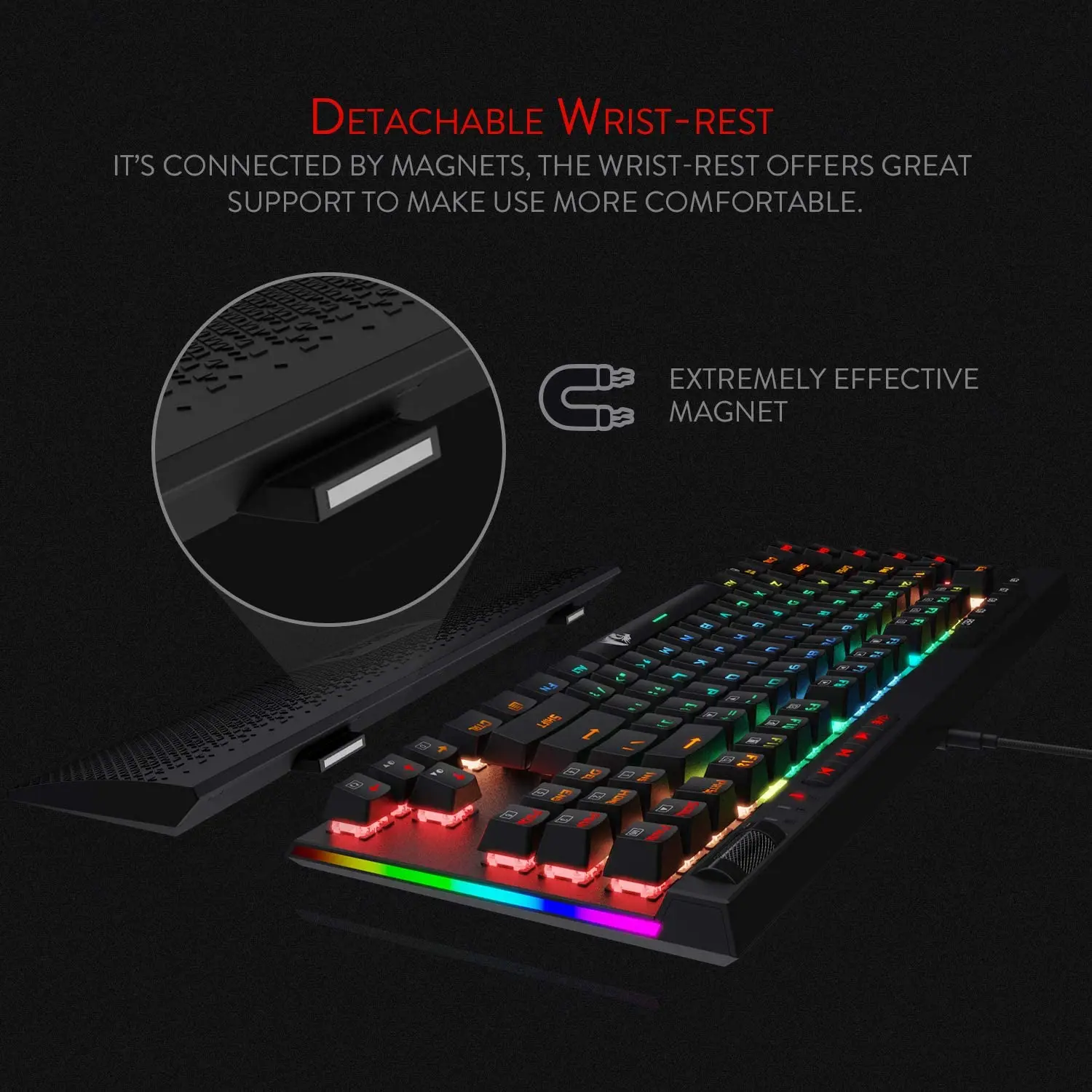 Клавиатура Redragon K587 Magic-Wand механическая с RGB-подсветкой | Компьютеры и офис
