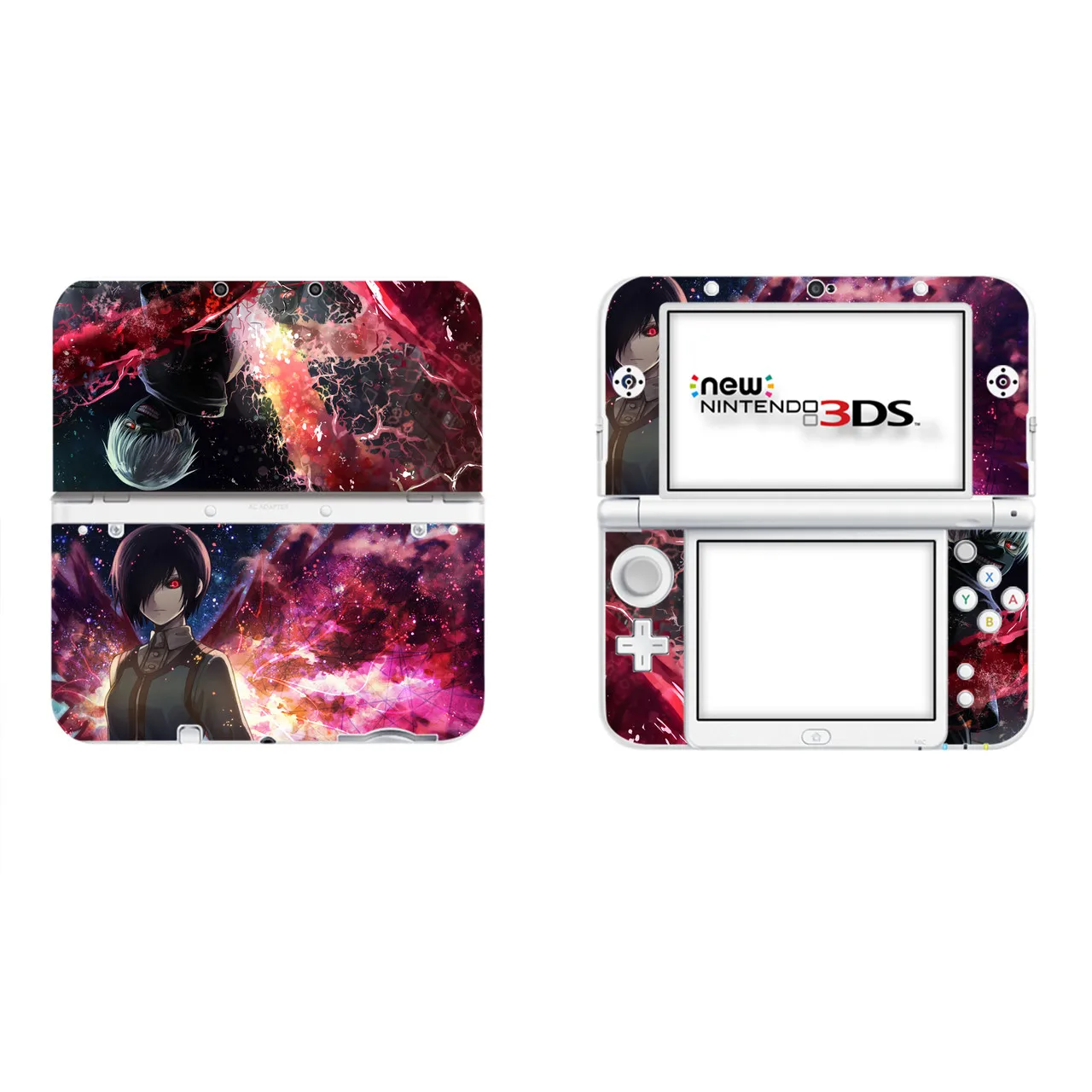 

Наклейка с полным покрытием «Токийский гулс», наклейка на кожу для нового 3DS XL, наклейка s для нового 3DS LL, виниловая Защитная Наклейка на кожу