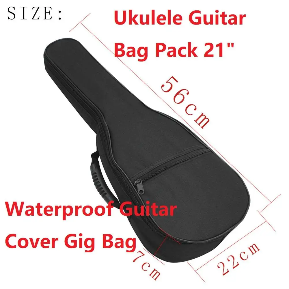 

Чехол для гитары IN-21 21 21 дюйм, водонепроницаемый чехол из ткани Оксфорд для укулеле, Чехол для гитары, держатель для музыкальных инструменто...