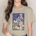 Футболка унисекс с круглым вырезом и принтом Ватануки и мокон