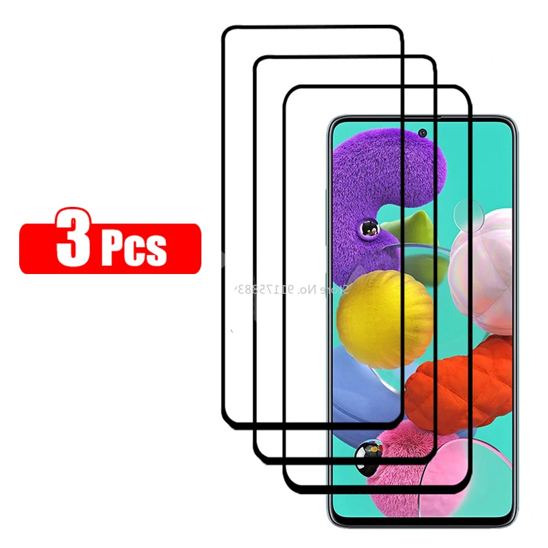 

3 шт. закаленное стекло для Samsung Galaxy A52 A72 A21S A51 A02S A12 A31 A41 A42 A71 A01 A11 A02 A21 A30S Защитная пленка для экрана