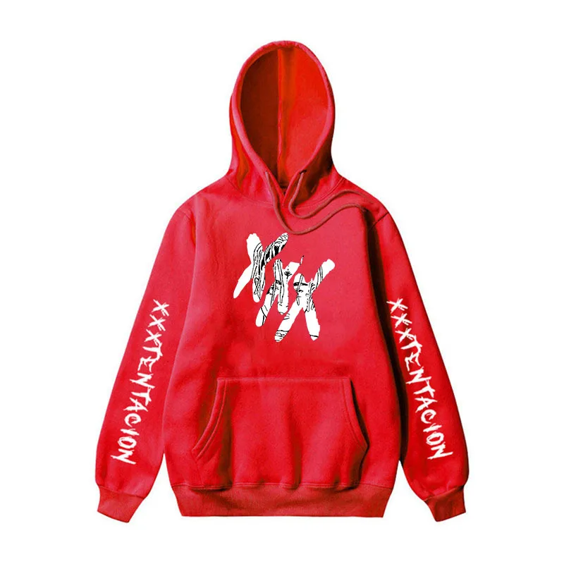 

2021 XXXTentacion sweatshirt men hoodie Casual Pullover Streetwear Sweatshirts Sudadera Hombre Harajuku Male hip hop xxxl hoodie
