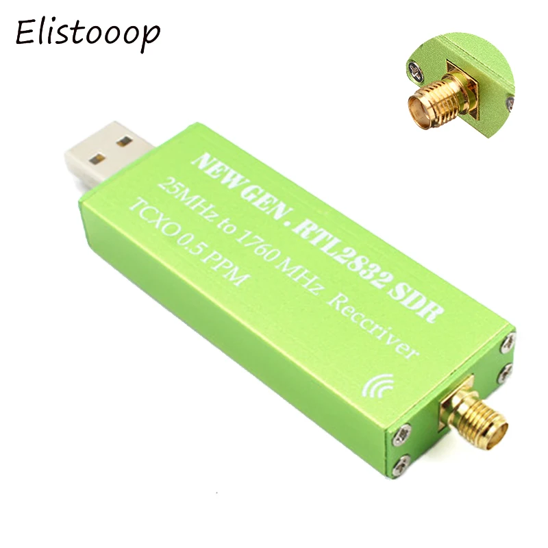 ТВ-приемник SDR с поддержкой USB 2 0 RTL 5 PPM TCXO RTL2832U R820T2 от 25 МГц до 1760 ТВ-тюнер приемник