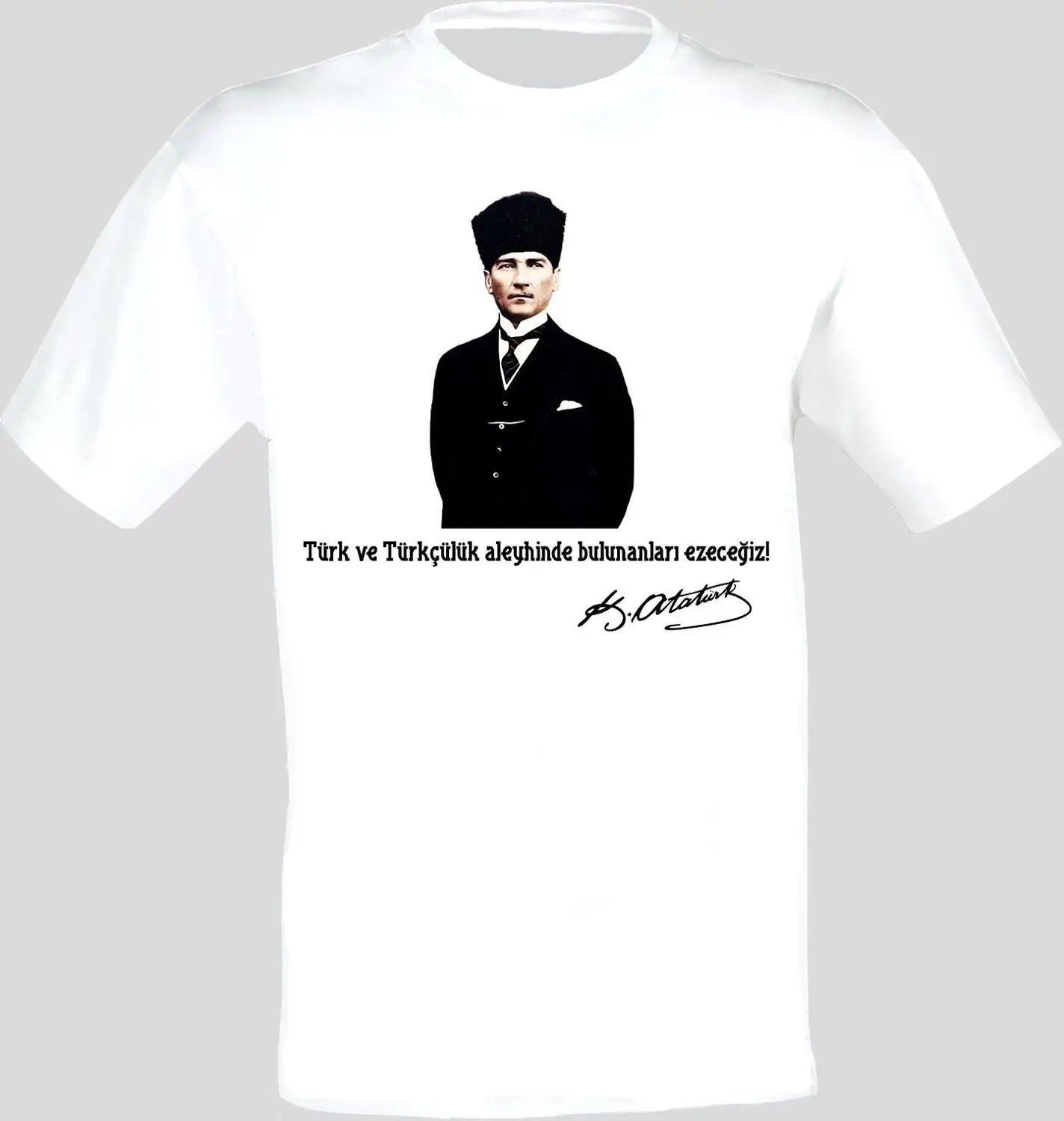 

New Arrival Mens T Shirt Mustafa Kemal Ataturk Turkei Turkiye Turkey T Shirt All Sizes Hip Hop Street T Shirt 033974