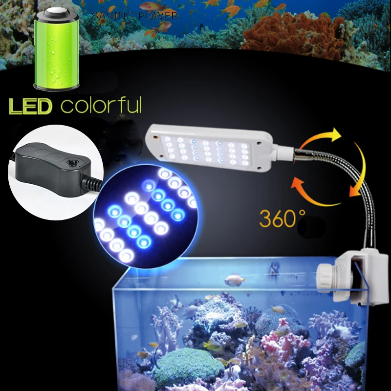 Usb СВЕТОДИОДНЫЙ светильник для аквариума лампа дома и улицы мини отдыха гибкий