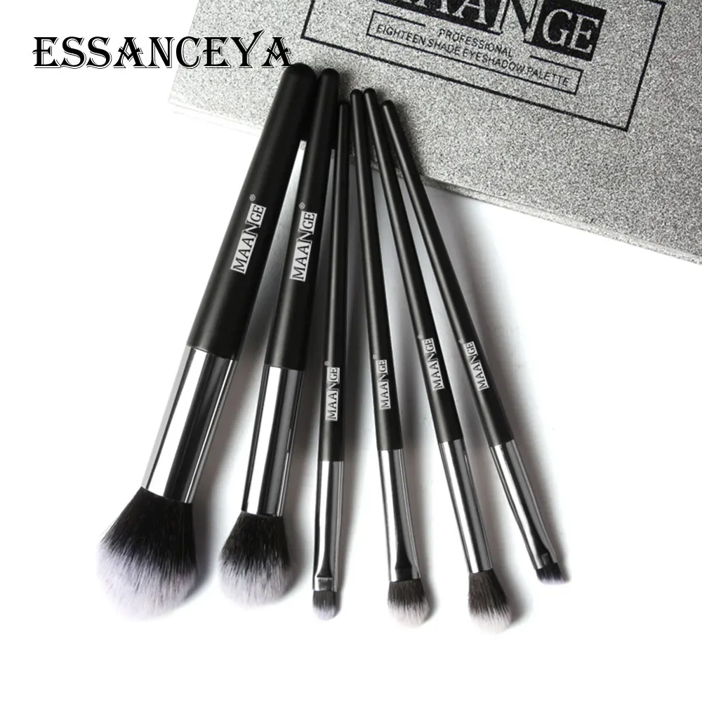 ESSANCEYA 6 шт./компл. Профессиональный набор кистей для макияжа Косметический с