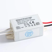 ip67 mini led driver adapter 12w 20w 30w 45w 60w ac100 240v to dc 12v 24v outdoor lighting transformer slim power supply
