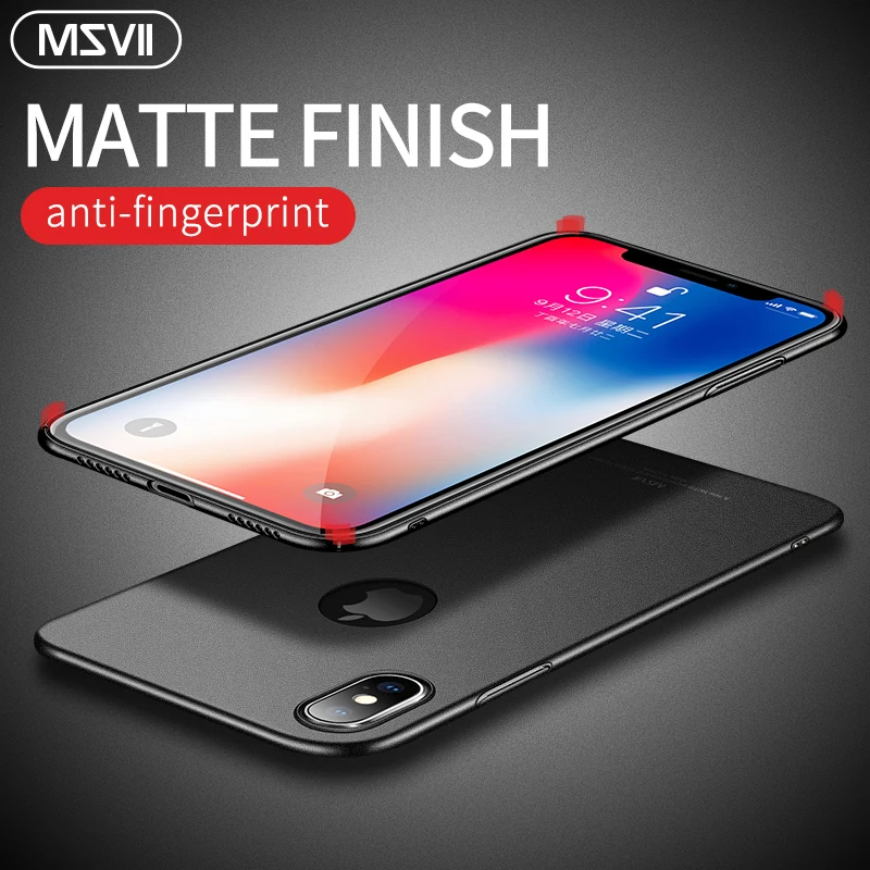Msvii Роскошный чехол для телефона iPhone Xs Max Xr задняя крышка ультра тонкий Fundas xs |