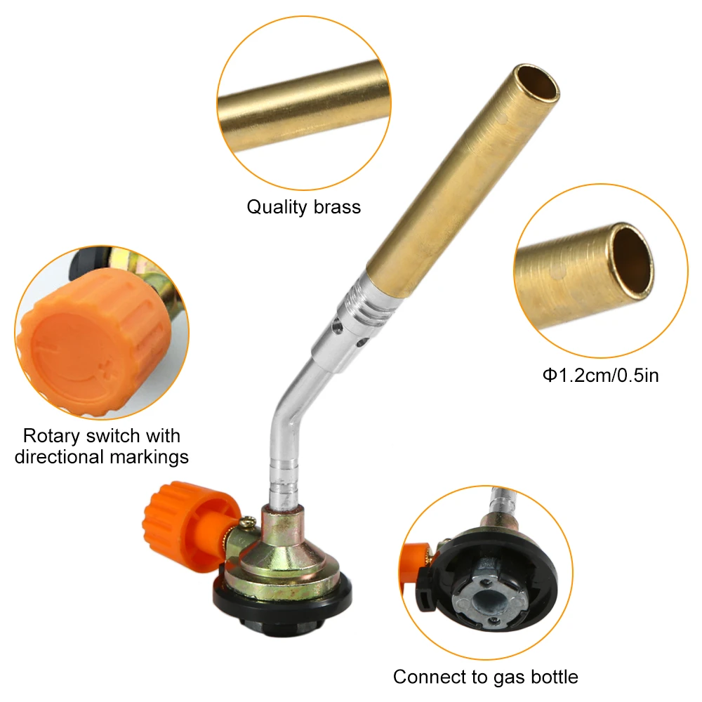 Кемпинг горелка бутановый газ фонарь удар Зажигалка пайки сварочный кулинарные ручной зажигания