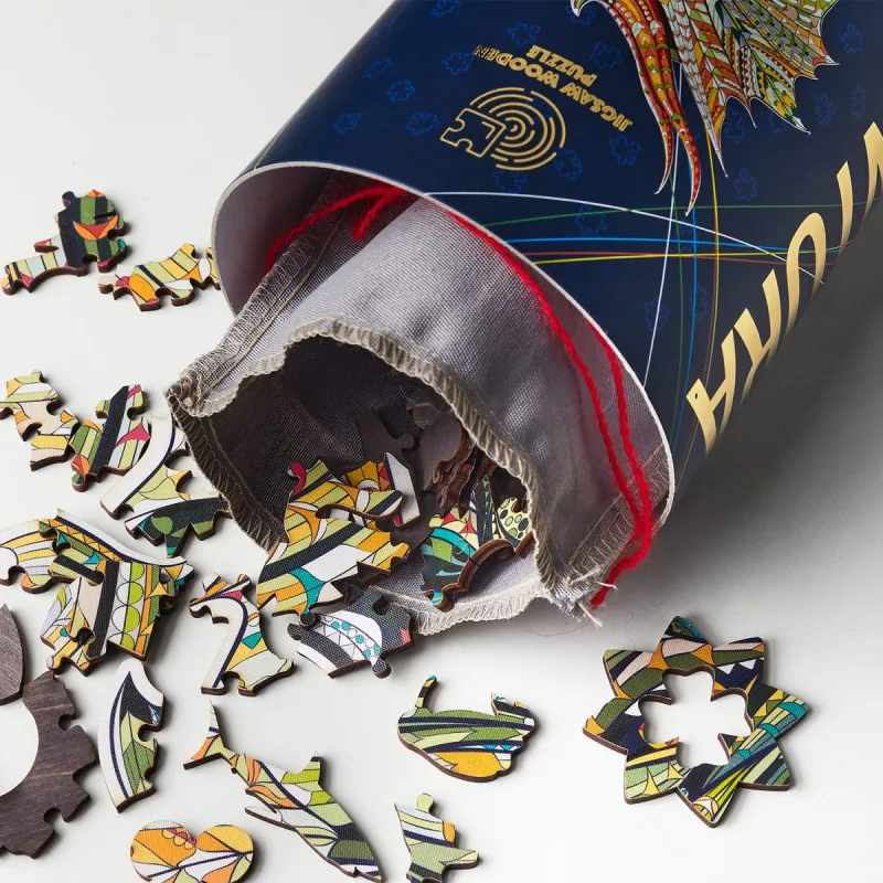 Деревянный пазл Артвентура Лиса тотем 29х29 см 195 деталей|Пазлы| |