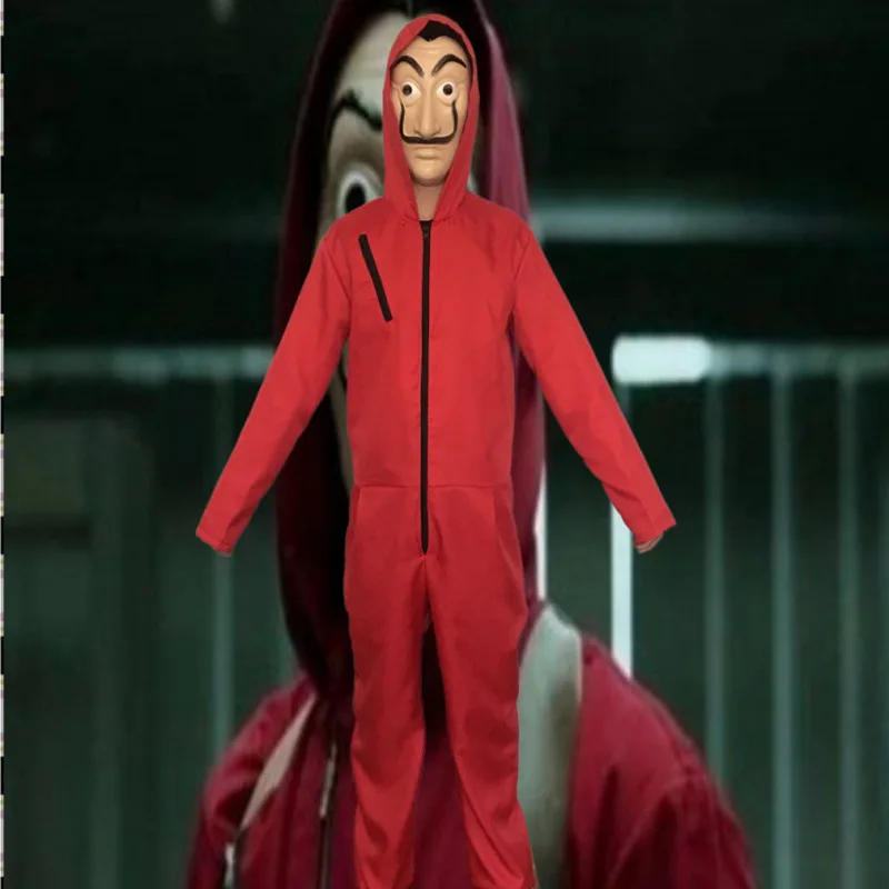 2020 Хэллоуин вечерние Сальвадор Дали Косплэй маска деньги Heist House of Paper La Casa De Papel