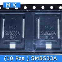 10 pcs sm8s33a tvs transient suppression stabilivolt 24v diode do 218ab