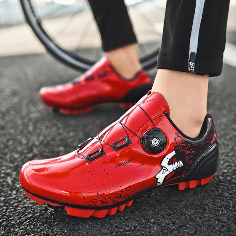 

Cycling Shoes Men Road Bike Sneakers Riding Shoes Ultralight Outdoor Sports Self-Locking SPD Bicycle Shoes Zapatos Ciclismo MTB
